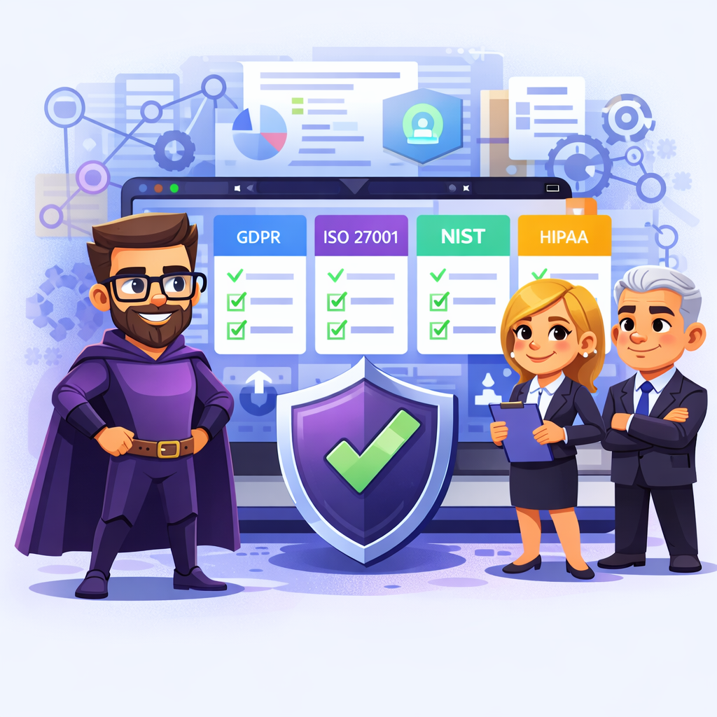 Defense supplier compliance planning illustration