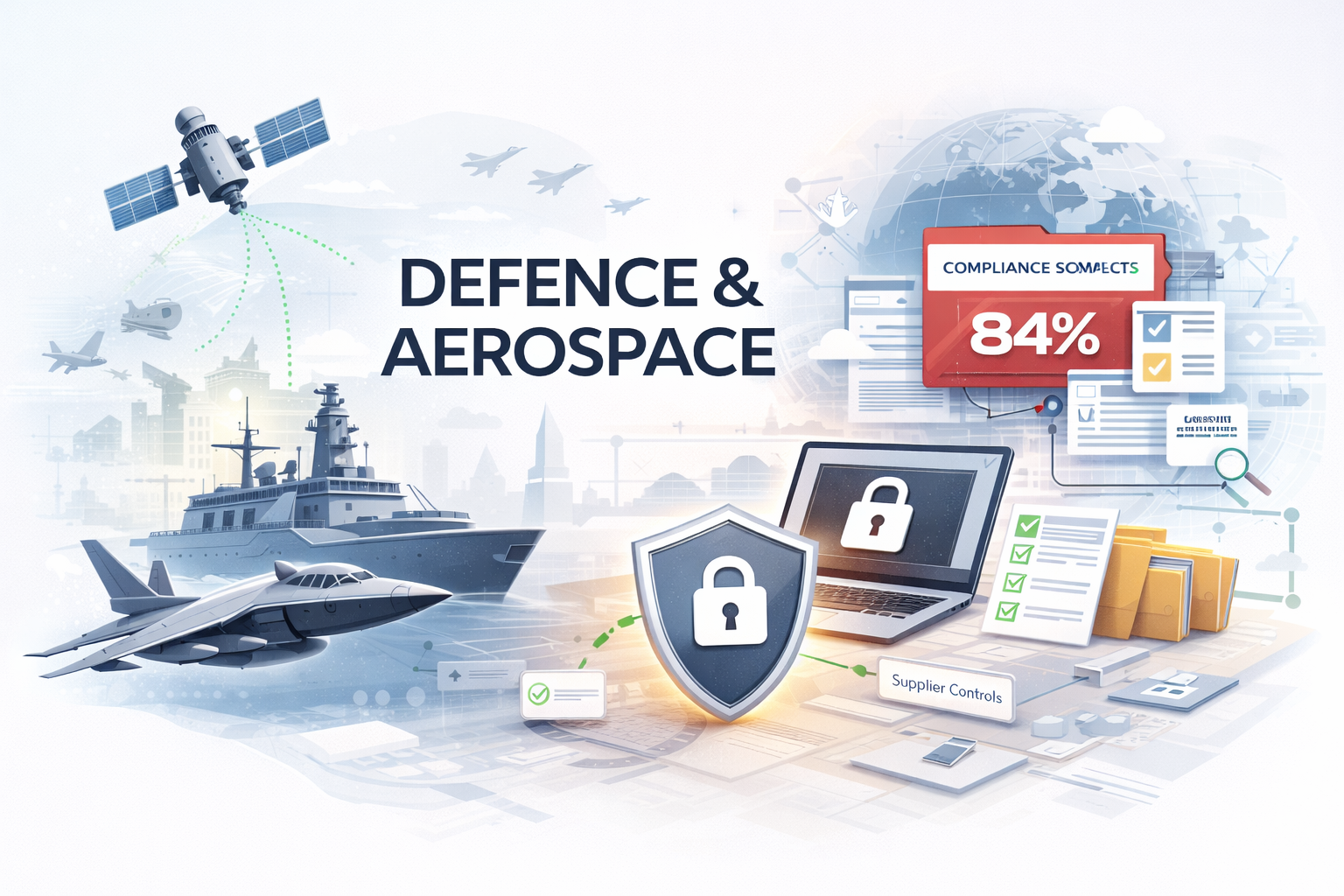 Defence & Aerospace industry program illustration
