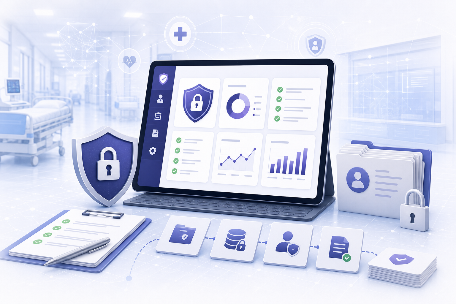 Healthcare and Regulated Industries industry program illustration